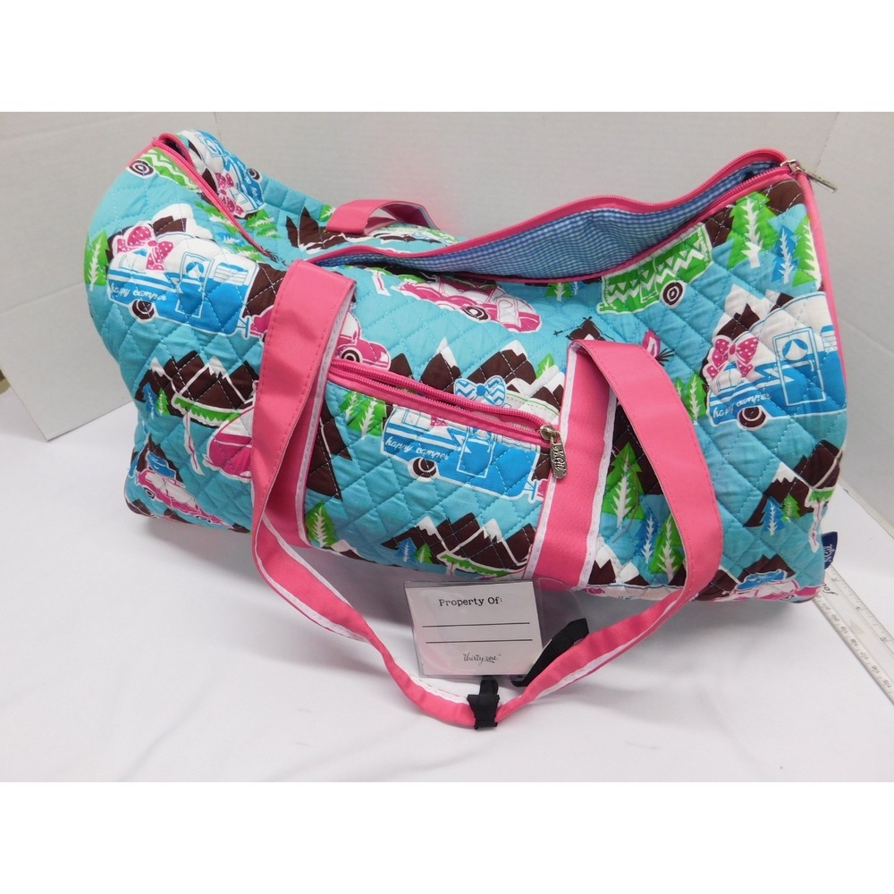 NGIL Happy Camper Print Large Tote Bag